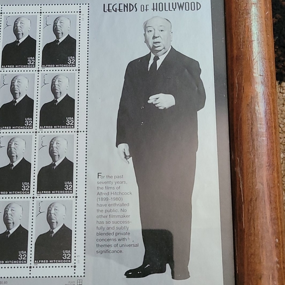 Alfred Hitchcock Stamp Collection 20 Stamp Block - Picture 3 of 3